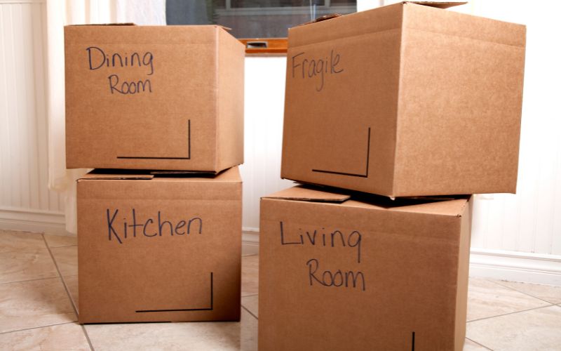 Moving Boxes Categorized